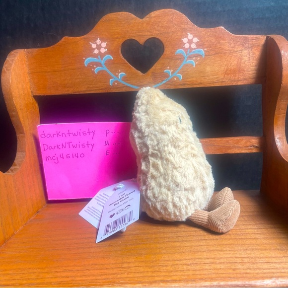 BNWT JELLYCAT I AM AMUSEABLE PEANUT BAG CHARM SO CUTE! - Picture 2 of 16
